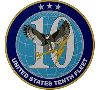 U24 Écusson thermocollant U.S. Navy 10th Fleet Seal 7 cm