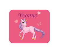 U24 Empire Tapis de souris en textile Motif licorne n° 8