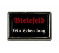U24 Pin Bielefeld Pin's drapeau « Ein Leben lang », 15 x 23 mm, Acrylique