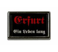 U24 Pin Erfurt Ein Leben lang Pin's Drapeau, 15 x 23 mm, Acrylique