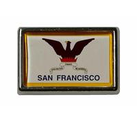 U24 Pin's de drapeau de San Francisco, Acrylique