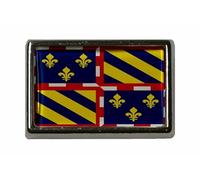 U24 Pin's drapeau Bourgogne épinglette Drapeau, Acrylique