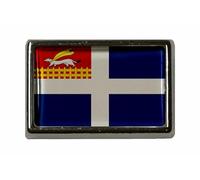 U24 Pin's drapeau Saint Malo, Acrylique