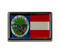 U24 Pin's Florida 1861 Épinglette drapeau, Acrylique