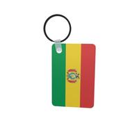U24 Porte-clés Bolivie avec armoiries en aluminium 50 x 47 mm