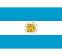 U24 Set Argentine drapeau 12 x 8 cm Sticker Autocollant pour voiture