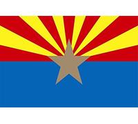 U24 Set Arizona Drapeau 8 x 5 cm Autocollant pour voiture Stickers