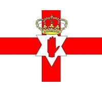 U24 Set Irlande du Nord Drapeau 8 x 5 cm Autocollant pour voiture Stickers