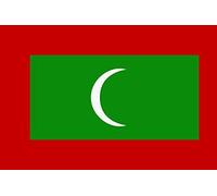 U24 Set Maldives Drapeau 8 x 5 cm Autocollant pour voiture Stickers