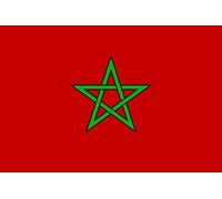 U24 Set Maroc drapeau 8 x 5 cm Autocollant pour voiture Stickers