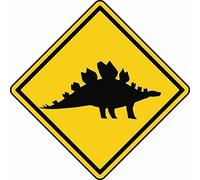 U24 Set Prudence Stegosaurus Dinosaure Sticker Autocollant pour voiture