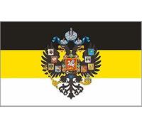 U24 Set Romanov Russie avec aigle drapeau 12 x 8 cm Sticker Autocollant pour voiture