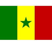 U24 Set Sénégal drapeau Sticker Autocollant pour voiture 15 x 10 cm