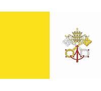 U24 Set Vatican drapeau 12 x 8 cm Sticker Autocollant pour voiture