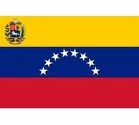 U24 Set Venezuela avec blason drapeau 8 x 5 cm Autocollant pour voiture Stickers