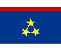 U24 Set voïvodine Drapeau 8 x 5 cm Autocollant pour voiture Stickers