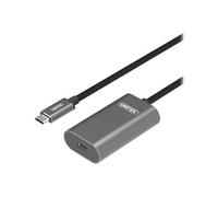 U305A - Câble d'extension USB - 24 pin USB-C (M) pour 24 pin USB-C (F) - USB 3.1 Gen1 - 5 m - actif - gris sidéral