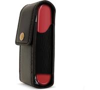 U4780 Noir Étui Housse Case Pochette Cuir Véritable Compatible Avec Couteaux Suisse (Compatible Avec Victorinox)