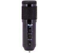 U49 Microphone À Condensateur À Grande Membrane Usb (Cardioïde, 20 Hz - 20 Khz, Convertisseur A/N Intégré, Pour Mac Ou Pc, Incl Câble Usb, Pare-Br , Pince Et Support De Table), Noir