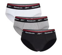 Reebok U5_C8259_RBK - Mens Sports Brief Wiggins - 3PKB - 3pk Black/Grey Marl/White Talla: XL