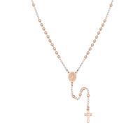 U7 Avec Boîte Rosaire Chapelet Marie avec Médaille Miraculeuse et Croix Jésus,Cadeau Première Communion, Baptême, Confirmation