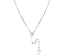 U7 Avec Boîte Rosaire Chapelet Marie avec Médaille Miraculeuse et Croix Jésus,Cadeau Première Communion, Baptême, Confirmation
