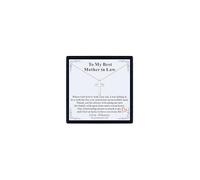 U7 Collier Crucifix À ma meilleure belle-mère Chaîne et Pendentif Croix Catholique Rose Bijoux Religieux pour Garçon Cadeau Anniversaire Noël Pâque