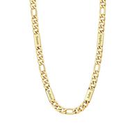 U7 Collier Personnalisé 4 Prénoms pour Famille Chaine Doré Homme Nom Gravure Acier Inoxydable maille figaro 1 en 3 Chaîne Collier