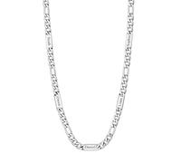 U7 Personnalisable 5 Prénoms Argenté Chaine Figaro 1+3 pour Famille acier inoxydable chaîne maille figaro épaisseur 5mm