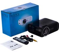 U80 PRO Mini Movie Projector LCD 1500 Lumen Video Home Theater Divertissement Compatible avec HDMI SD AV VGA USB black_ Réglementation européenne
