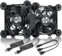 U80 USB Fan,Multi-Speed Control with Metal Grill Protection