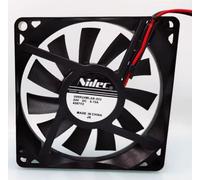 U80R24MLAB-S02 80mm DC 24V Cabinet Inverter Fan - Solution for Desktops and Cabinets