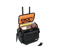 UDG Sac bandoulière à roulettes U9981BL/OR Ultimate Deluxe – Noir intérieur Orange