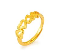 U9o1 Bague porte-bonheur pour femme Motif attrape-argent Mantra Shui