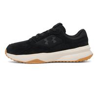 Under Armour Baskets Edge SUEDE Hommes – daim, semelle rembourrée – Black/Stone/Black, 44