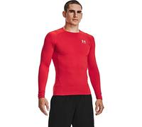 UA Mens UA HG Armour Comp Ls Maroon / / White LG