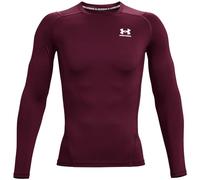 UA Mens UA HG Armour Comp Ls Maroon / / White XXL