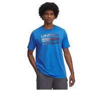 UA Team Issue Wordmark SS - Bleu Atlantis/Bleu Marine délavé - XS