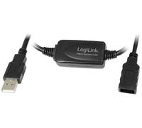 [UA0143] LOGILINK Rallonge Active USB 2.0 A mâle - A femelle 10 m Noir