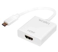 [UA0236A] LogiLink Câble adaptateur USB 3.1 - HDMI, blanc