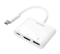 [UA0258] LogiLink Adaptateur multiport, USB-C - HDMI, blanc