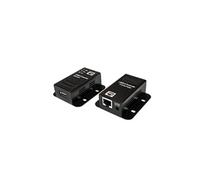 LogiLink USB 2.0 Extender UA0267 Cat. 5 jusqu'à 50 m Hub 4 ports PoE Noir