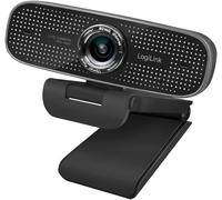 Ua0378 Usb Conference Camera Hd 100° Wide Angle Lens Dual Microphone With Noise Reduction With Manual Focus For Video Conferencing And Live Streaming Black