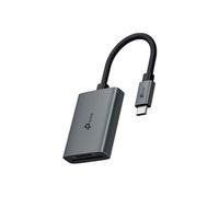 TP-Link Lecteur de Carte mémoire SD, USB C vers SD et microSD jusqu'à 2 to, USB 3.0, UHS-I 200 Mo/s, Lecture et écriture simultanées de Deux Cartes, UA430C