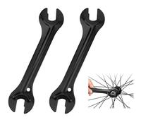 Uacen Lot de 2 Clés de Moyeu de Vélo 13/14/15/16 mm - Cône en Acier Conique