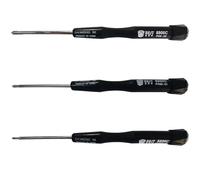 Uacen Lot de 3 tournevis de précision Phillips PH0 PH00 PH000 Modélisme mécanique de précision avec capuchon torsadé