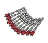 Uadme 10 Pièces Embout de Tournevis Cruciforme PH2 Foret Magnétique 65mm, Kit Tournevis Bits S2 en Acier, Tige Hexagonale Anti-Dérapant, for Cloison Sèche Vis