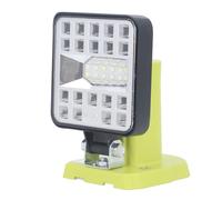 Uadme 18V Lampe de Travail LED Sans Fil, Lampe Ryobl, Lampes de Torche Portable 1800 LM, Compatible avec Ryobl 14,4 V-18 V Batterie P189 P190 PBP002 PBP003 RB18L50 BPL1820