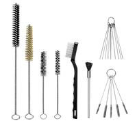 Uadme 21 Pièces Kit de Nettoyage pour Pistolet à Peinture | Brosses de Pistolets Pulvérisateur Complet, avec Brosses et Aiguilles, pour Nettoyer les Aérographe Buses