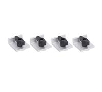 Uadme 4Pcs T Trail Bloc D'arrêt Court Bois Universel pour Ponçage Routage avec Boutons